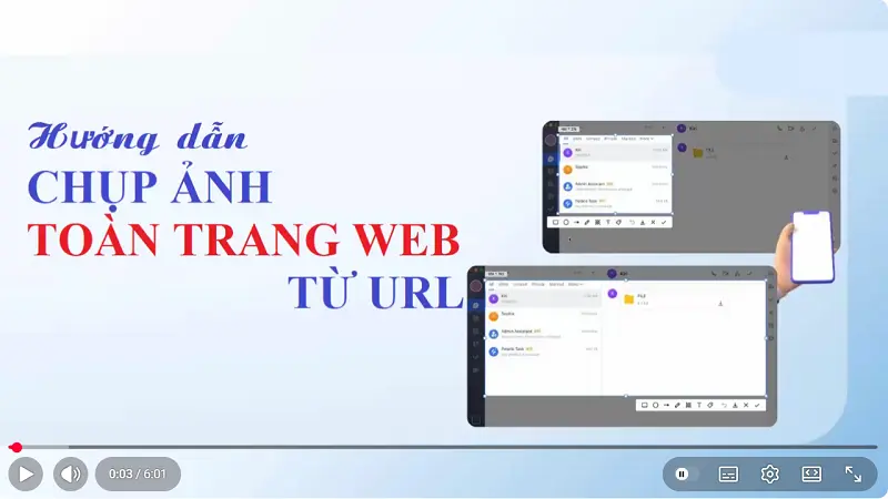 chụp ảnh toàn bộ trang web từ URL bất kỳ